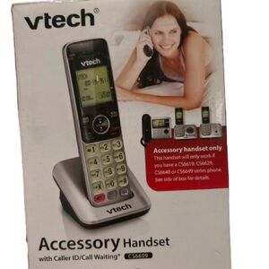 VTech Black and Silver DECT 6.0 Accessory Handset